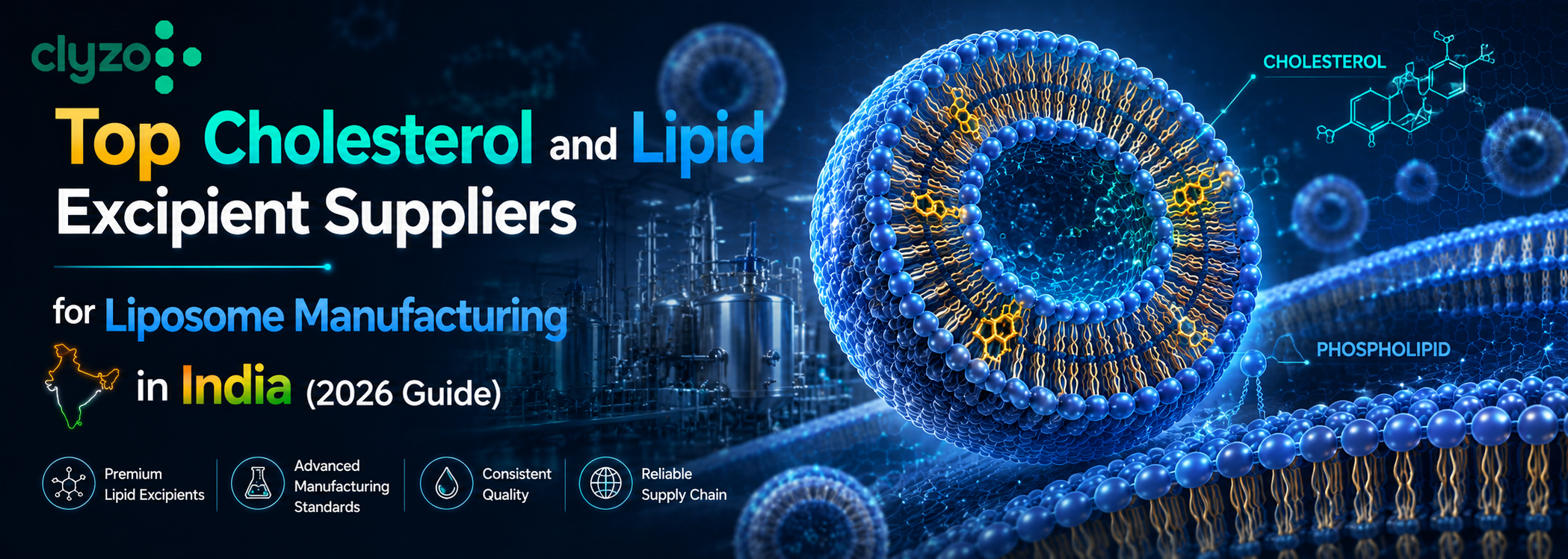 Top Cholesterol and Lipid Excipient Suppliers for Liposome Manufacturing in India (2026 Guide)